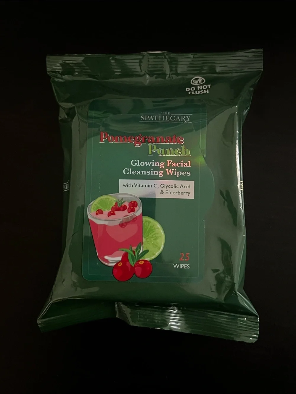 Pomegranate Punch Glowing Facial Cleansing Wipes